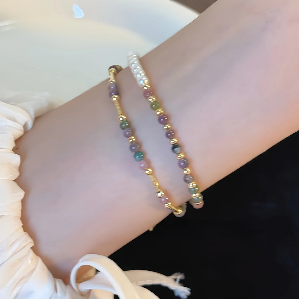 Collier en cristal naturel couronne vintage