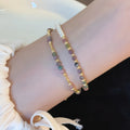 Collier en cristal naturel couronne vintage