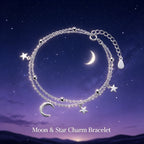 Bracelet Lune et Étoile Pacte d'Amour