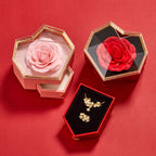 Romantic Heart Gift Box with Flower
