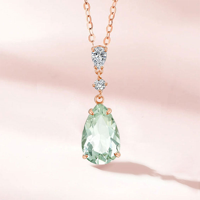 Collier Printanier Rosée de Cristal Naturel