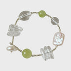 Clear Quartz & Freshwater Pearl Bracelet – Purify Aura, Balance Emotions