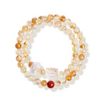 Bracelet « Muguet » en Améthyste naturelle – Sagesse ouverte, Attire les bienfaiteurs