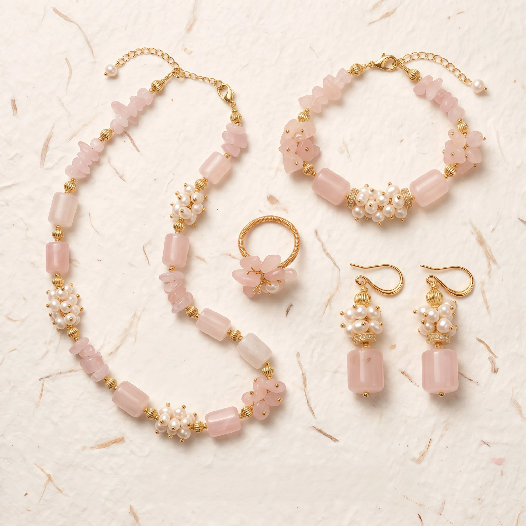 Collier en cristal de quartz clair Pendentif facetté irrégulier
