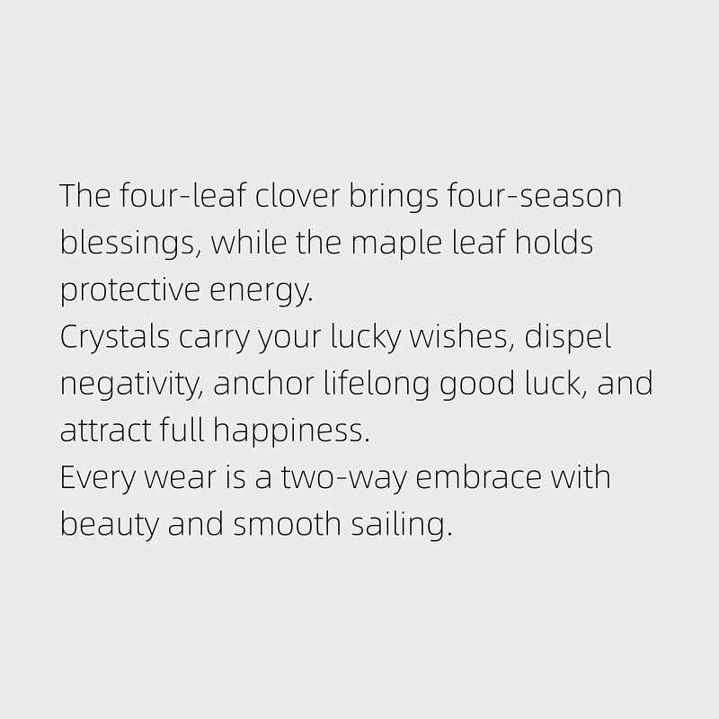 Joyful Blessing Clover Necklace