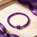 Bracelet Pi Xiu Violet en Cristal Naturel