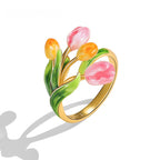 Tulip Fortune Faith Ring – Wear Love, Bloom Luck