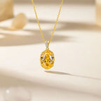 Collier en cristal naturel Ambre Chuchotement