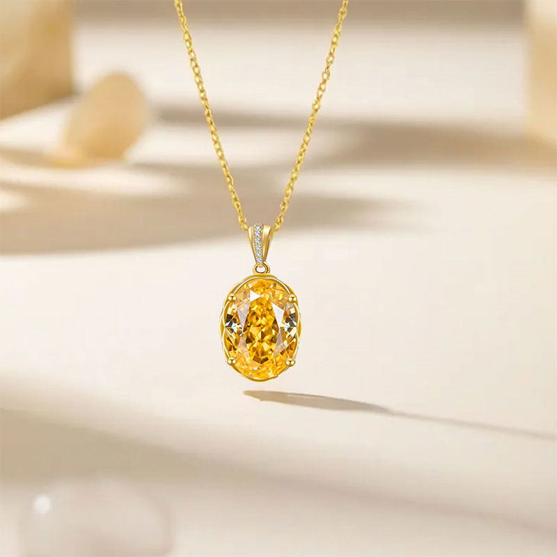 Collier en cristal naturel Ambre Chuchotement