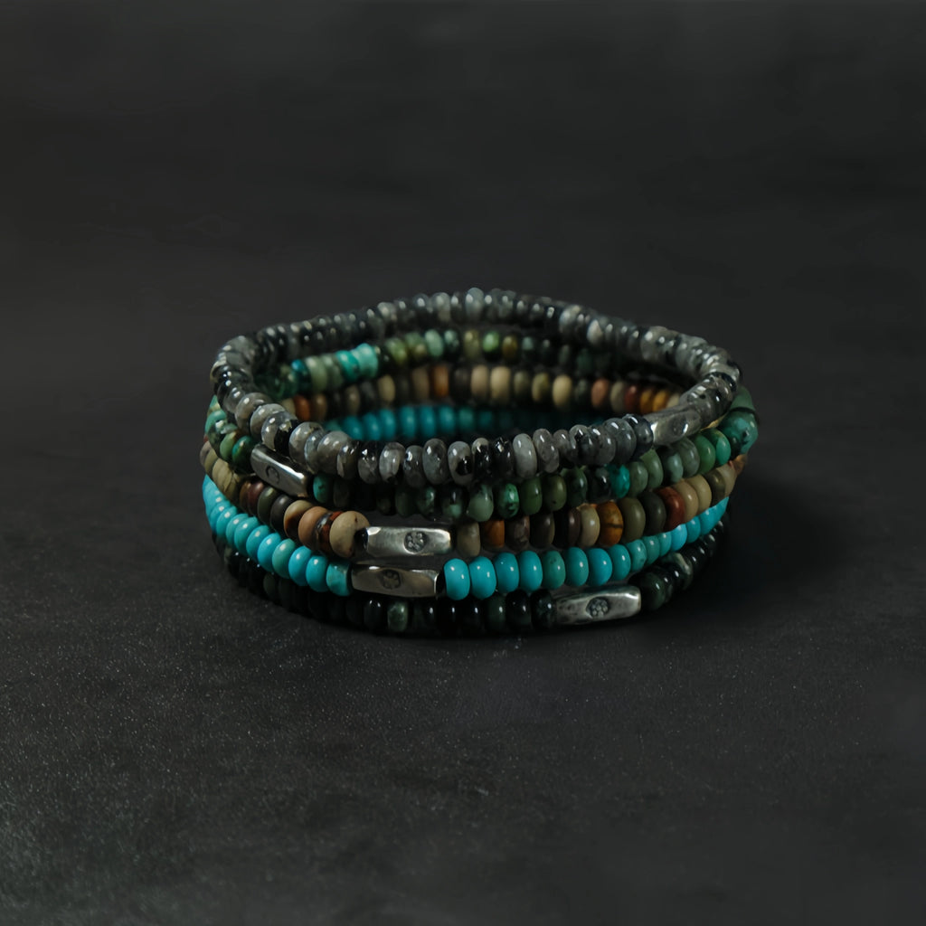 Collier en cristal naturel couronne vintage