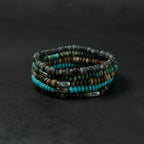 Collier en cristal naturel couronne vintage