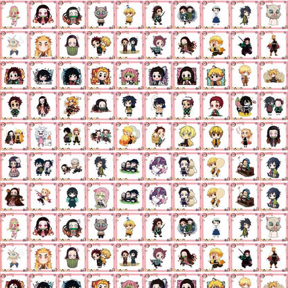 Demon Slayer Square 8cm Acrylic Charms for DIY match game-open in live