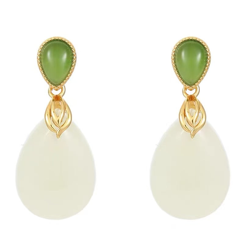 Collier en jade Hetian naturel Eternal Grace