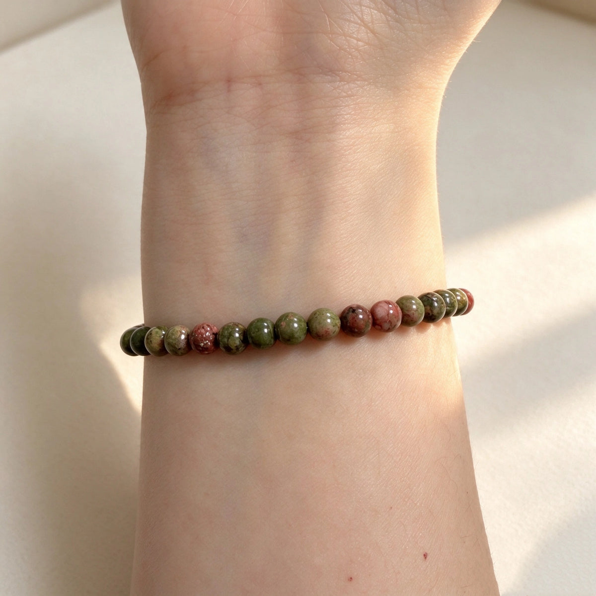 Bracelet tressé floral fait main