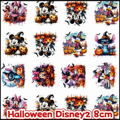Halloween Disney2 8cm Acrylic Charms for DIY match game-open in live