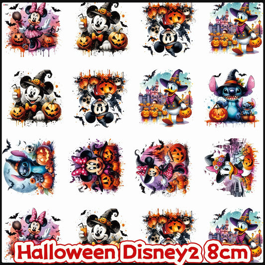 Halloween Disney2 8cm Acrylic Charms for DIY match game-open in live