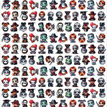 Halloween Characters 4cm Acrylic Charms for DIY match game-open in live