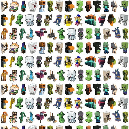 Minecraft 4cm Acrylic Charms for DIY match game-open in live