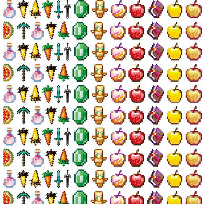 Minecraft 4cm Acrylic Charms for DIY match game-open in live