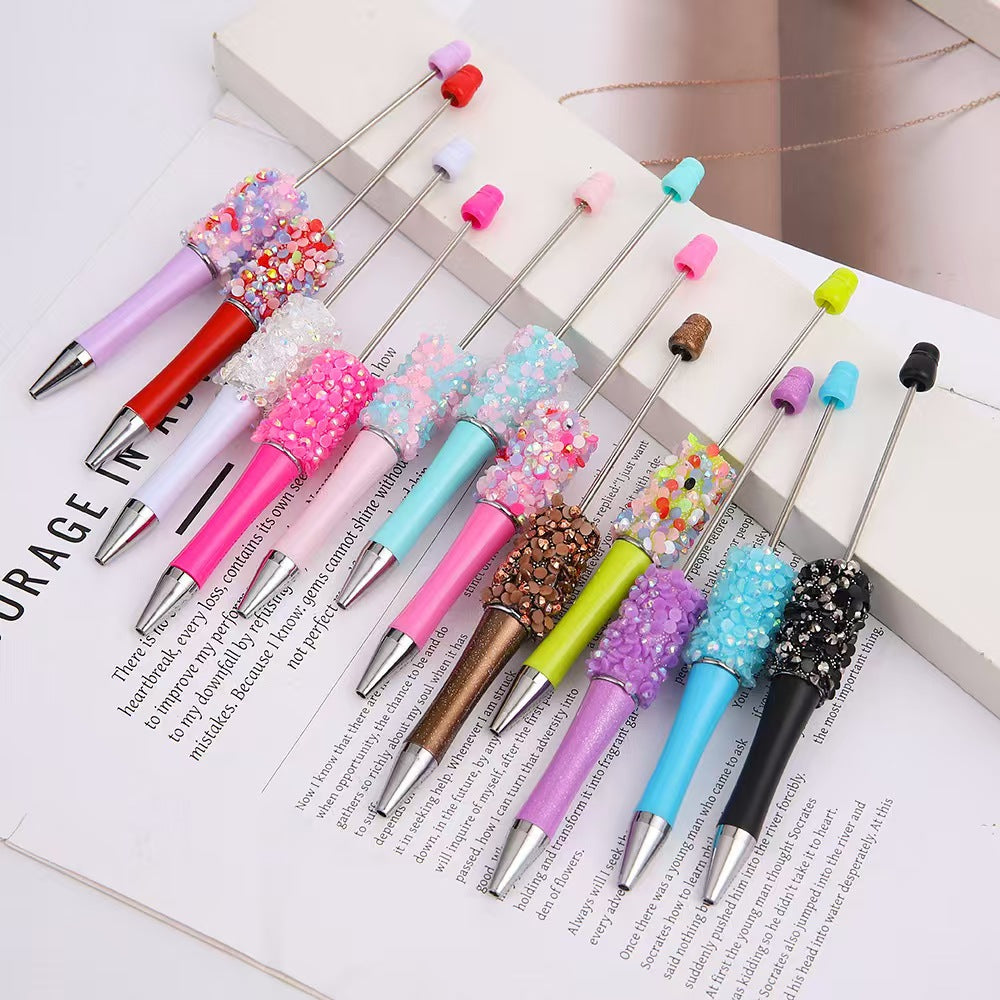 DIY Glitter Beadable Pens-Mystery boxes open in live