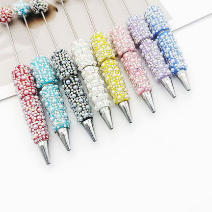 Diy Full of diamonds with pearls beadable Pens-Mystery bags open in live