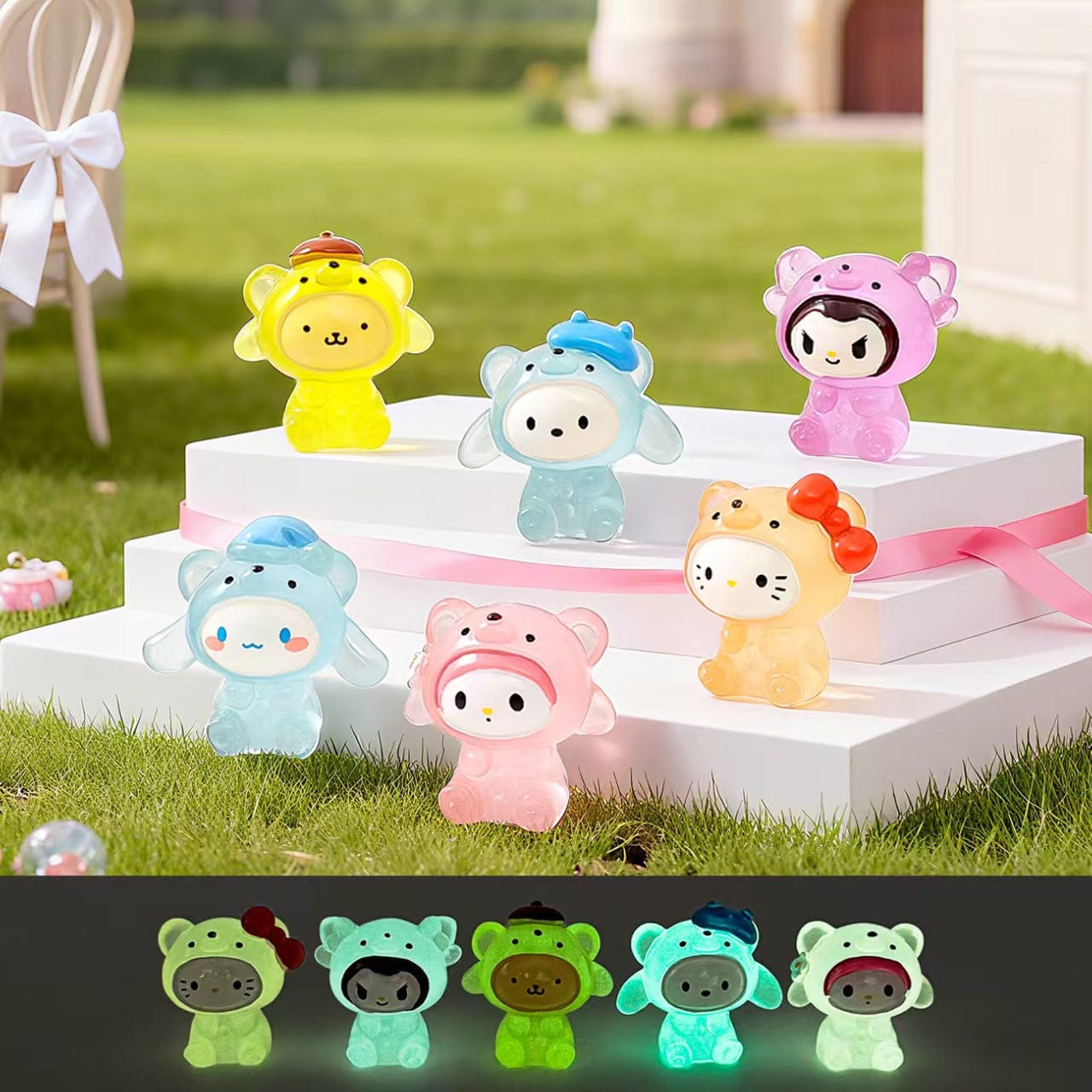 Sanrioo cosplay bear match game -open in live