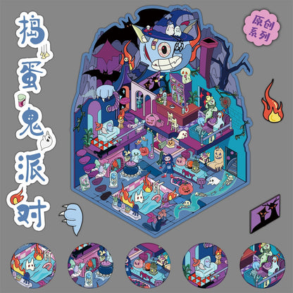 🎉🎉3D Scene Stickers-$10 free shipping  free tweezers🎉🎉