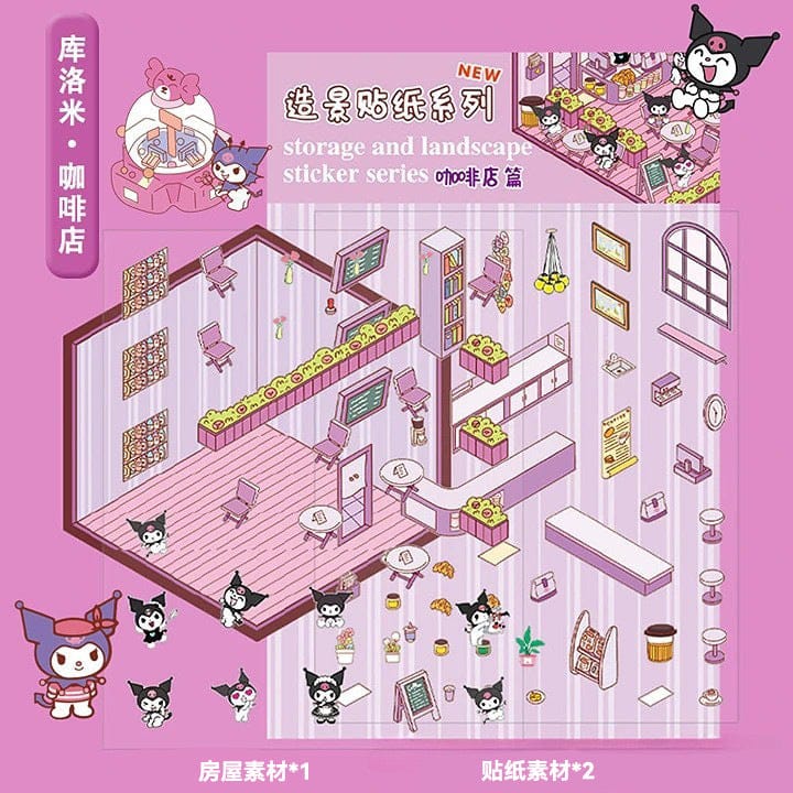 🎉🎉3D Scene Stickers-$10 free shipping  free tweezers🎉🎉