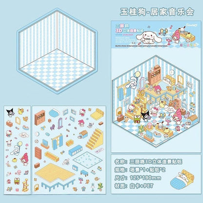 🎉🎉3D Scene Stickers-$10 free shipping  free tweezers🎉🎉