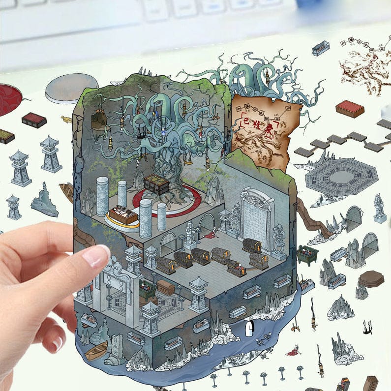 🎉🎉3D Scene Stickers-$10 free shipping  free tweezers🎉🎉