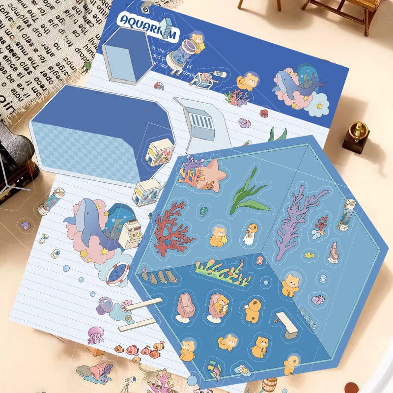 🎉🎉3D Scene Stickers-$10 free shipping  free tweezers🎉🎉