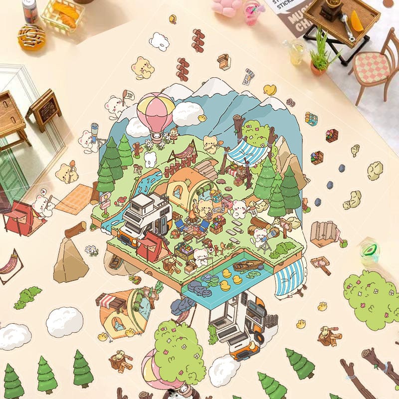 🎉🎉3D Scene Stickers-$10 free shipping  free tweezers🎉🎉