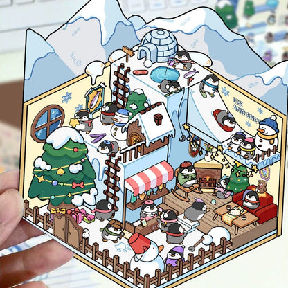 🎉🎉3D Scene Stickers-$10 free shipping  free tweezers🎉🎉