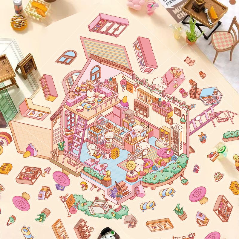 🎉🎉3D Scene Stickers-$10 free shipping  free tweezers🎉🎉