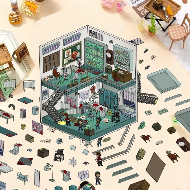 🎉🎉3D Scene Stickers-$10 free shipping  free tweezers🎉🎉