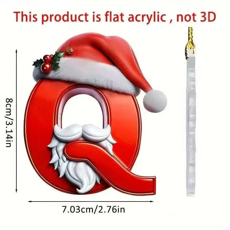 Christmas letter ornament double game -open in live