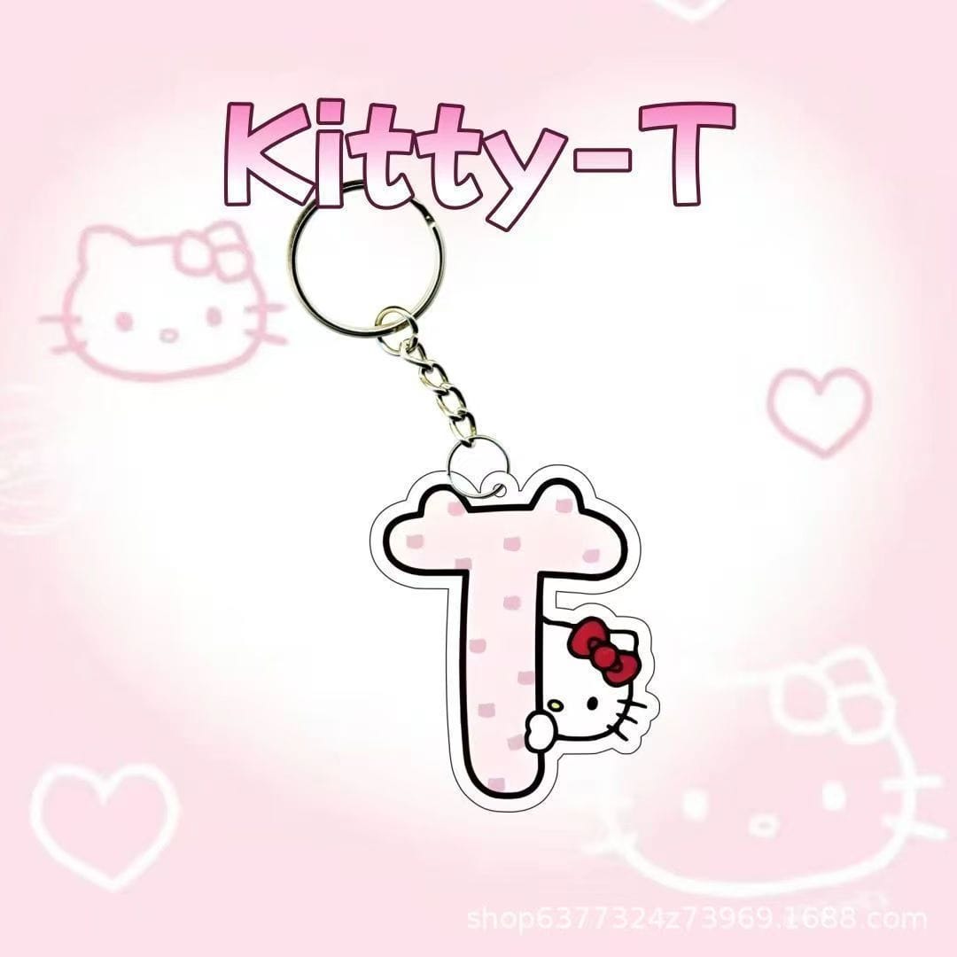 hello kitty letter ornament