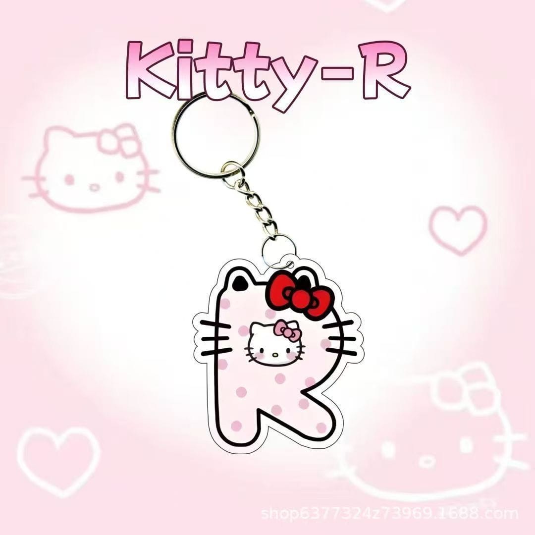 hello kitty letter ornament