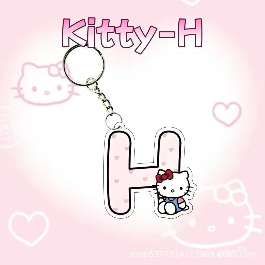 hello kitty letter ornament