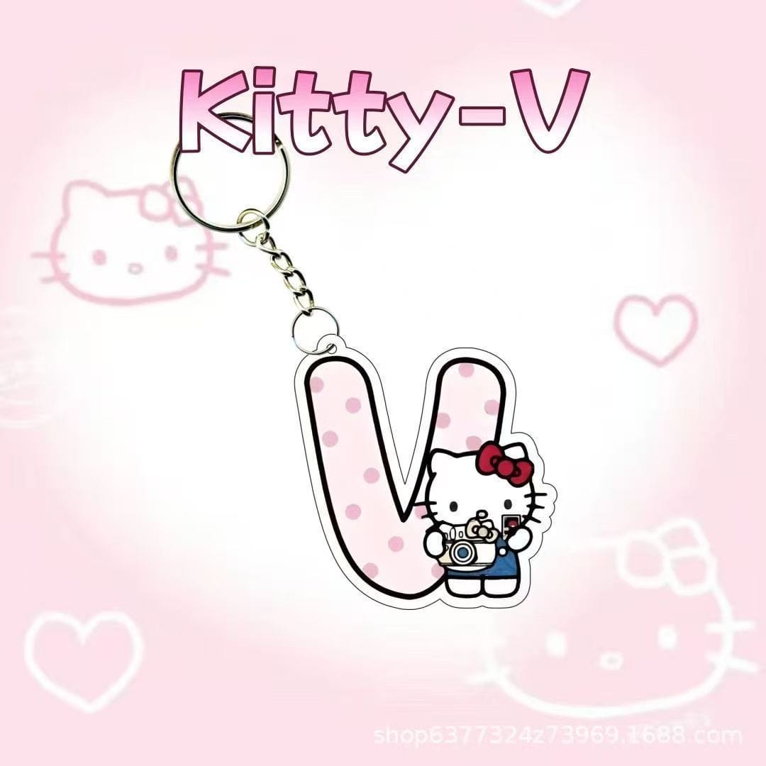 hello kitty letter ornament