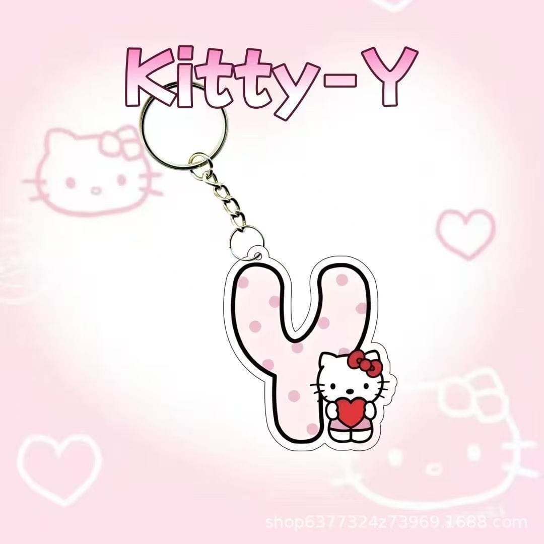 hello kitty letter ornament