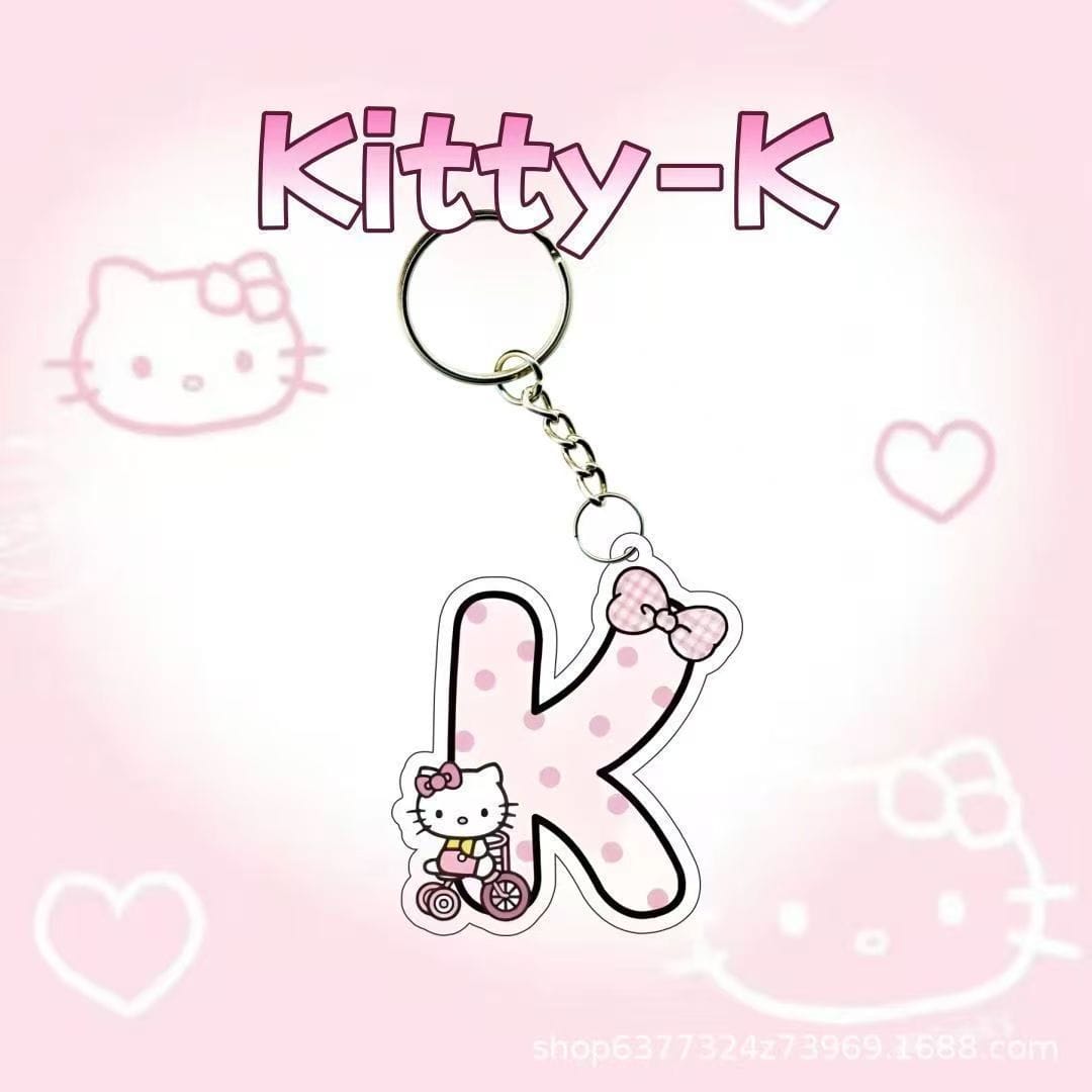 hello kitty letter ornament