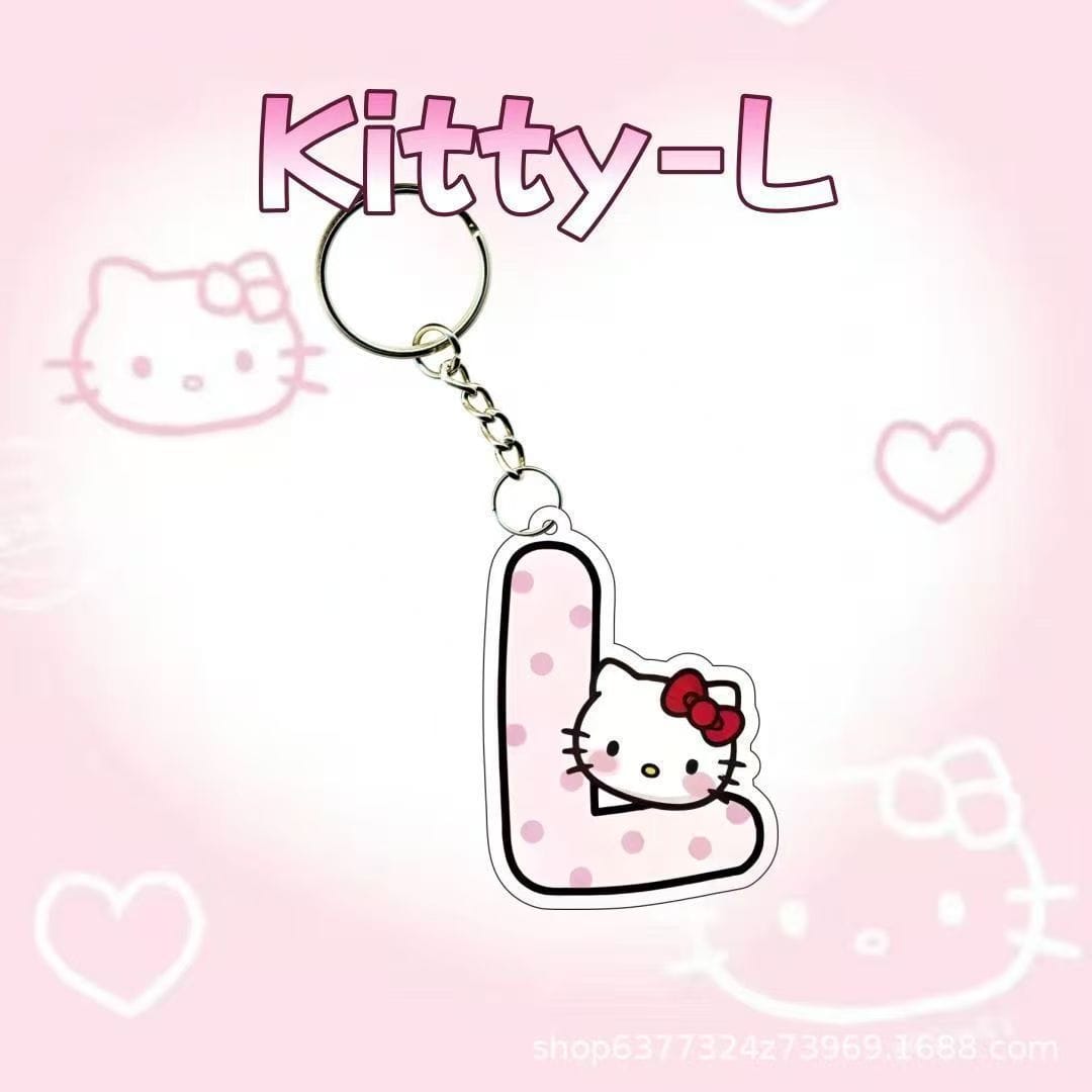 hello kitty letter ornament