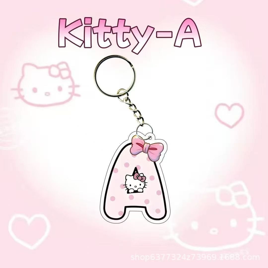hello kitty letter ornament