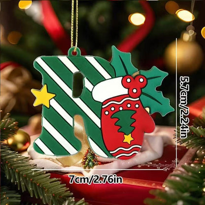 Christmas 2 letter ornament double game -open in live