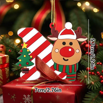 Christmas 2 letter ornament double game -open in live