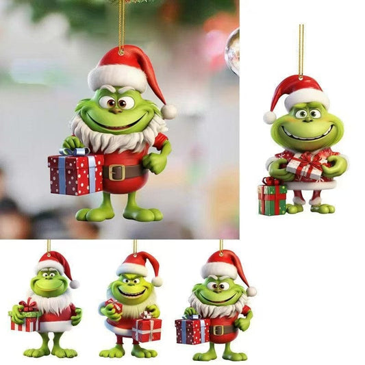 Grinch  ornament double game -open in live