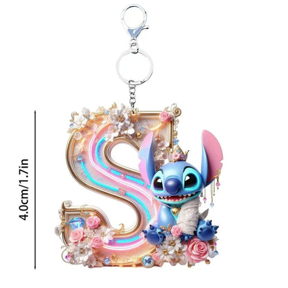 Stitch letter ornament double game -open in live
