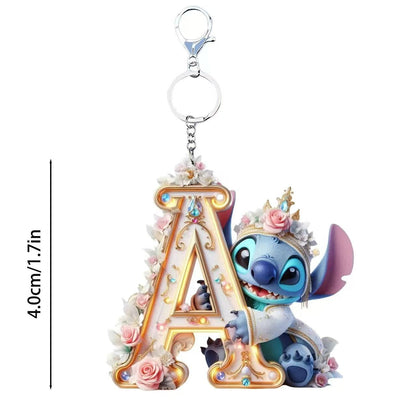 Stitch letter ornament double game -open in live