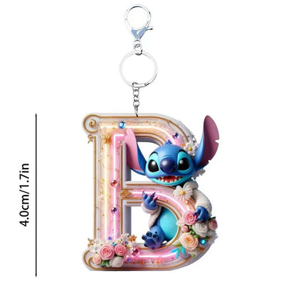 Stitch letter ornament double game -open in live